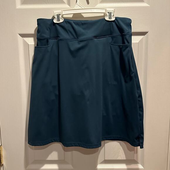 Willit Golf Skirt Solid Green Skort Size XL Active Activewear Summer Stretch - Picture 9 of 9
